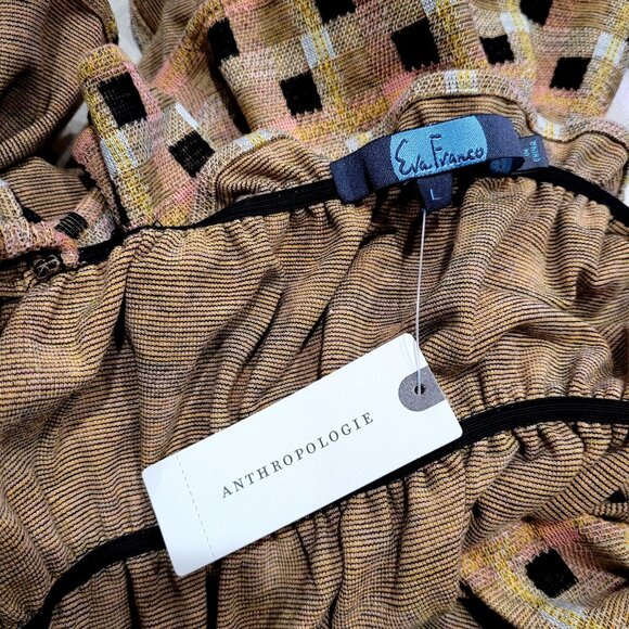 Anthropologie Eva Franco Checked Ruffle Tank - Picture 12 of 15